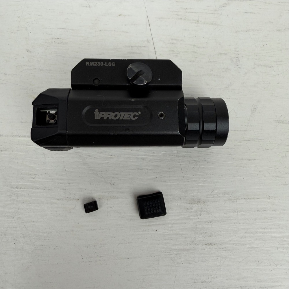 iProtec RM230-LSG Rail Mount Tactical Light and Green Laser Combo Black